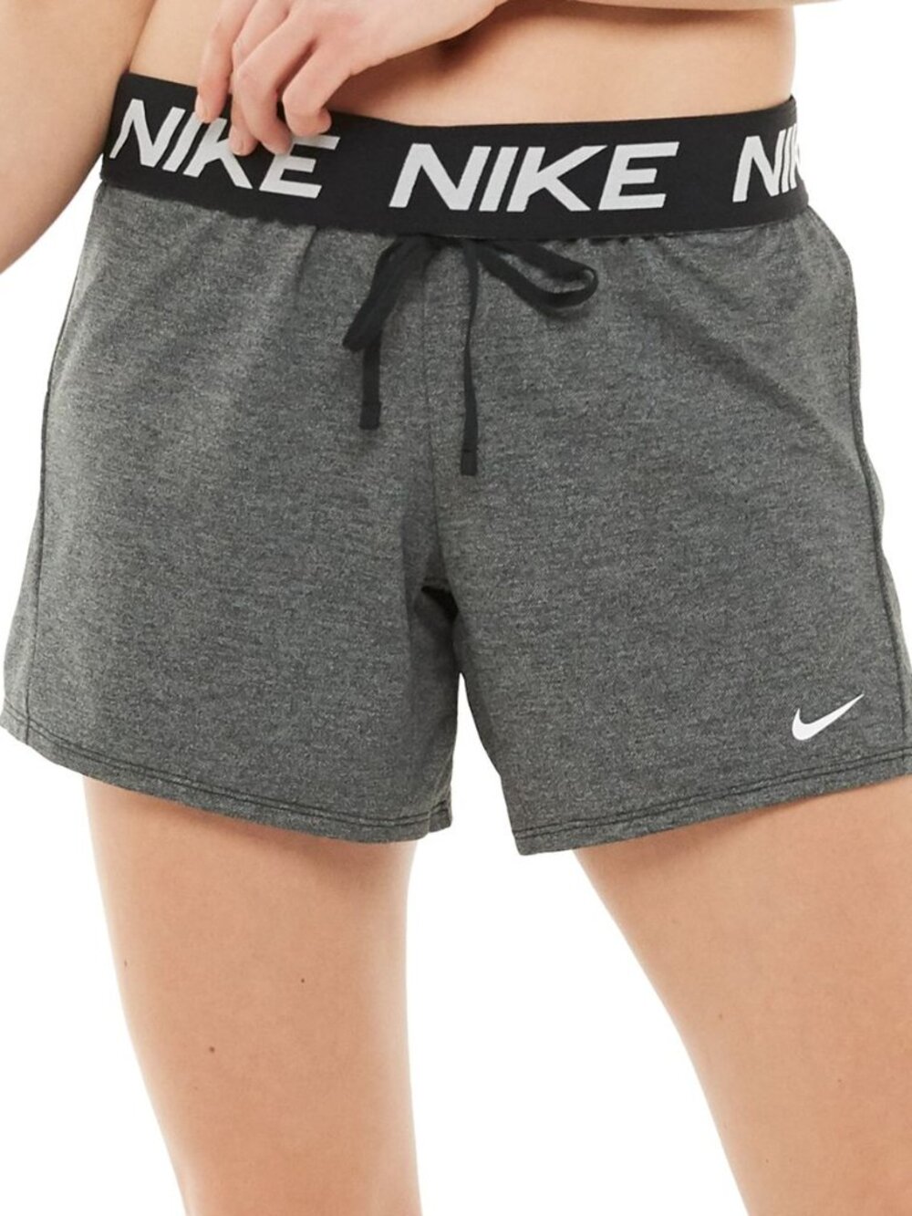 NIke Dri-FIT Training Shorts in Dark Heather Gray - sz L - Picture 2 of 4